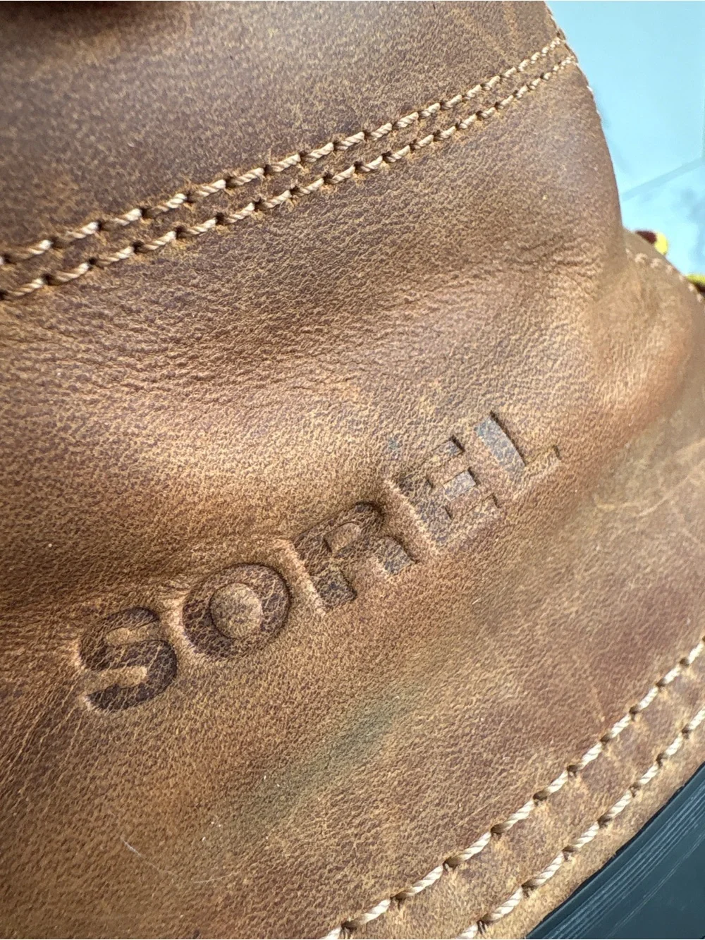 Sorel Cheyenne Men’s sz 10 duck boots rain waterproof leather rubber thinsulate